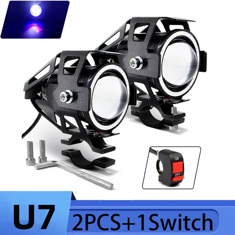 Universal Motorcycle Led Headlight Projector - U7 светодиодная вспомогательная яркая фара для
