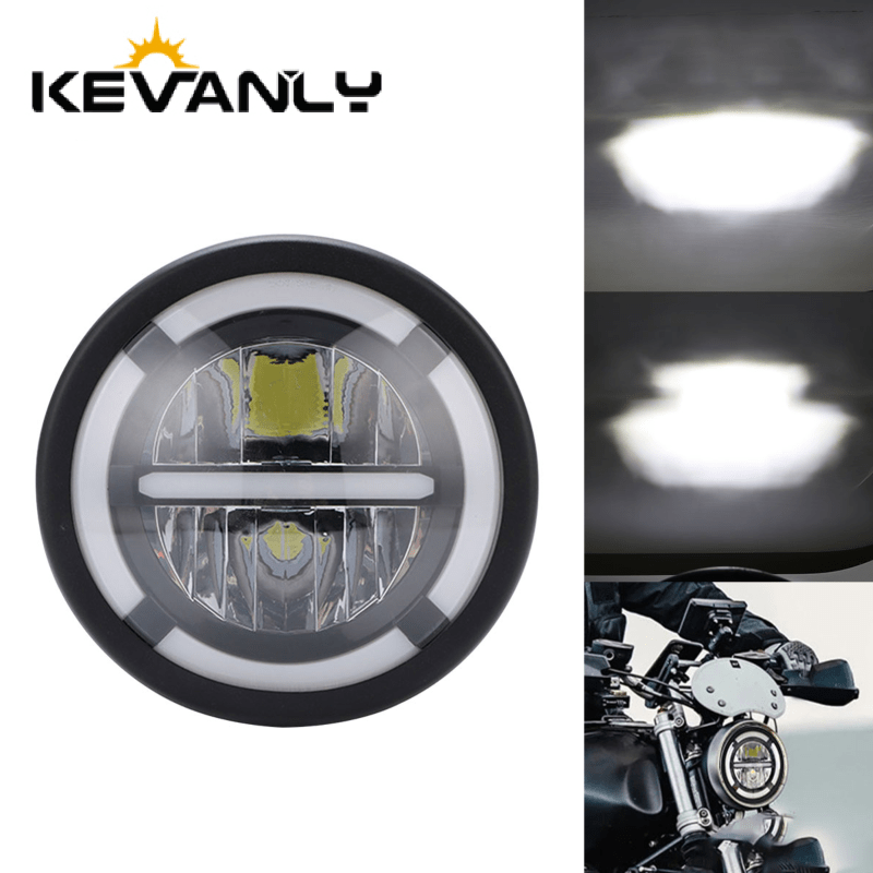 Universal Motorcycle Led Headlight Projector - 7-дюймовая светодиодная фара для автомобиля и