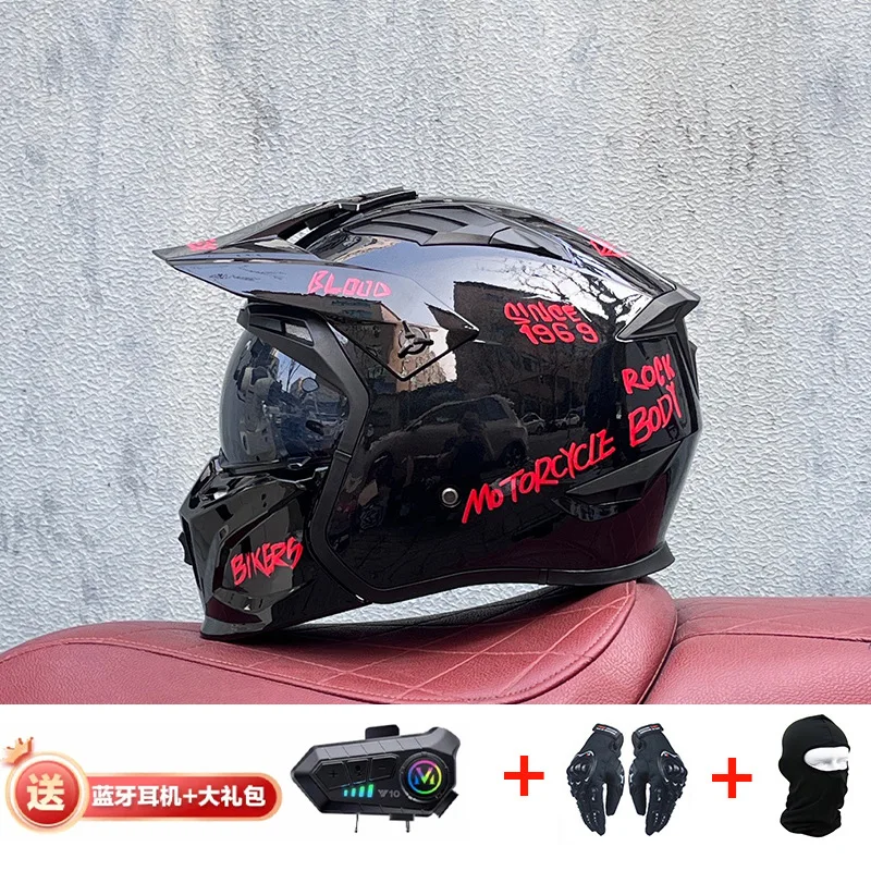 Orz Bluetooth шлем внедорожный – обзор и цена Full Face Motorcycle Helmet With Bluetooth