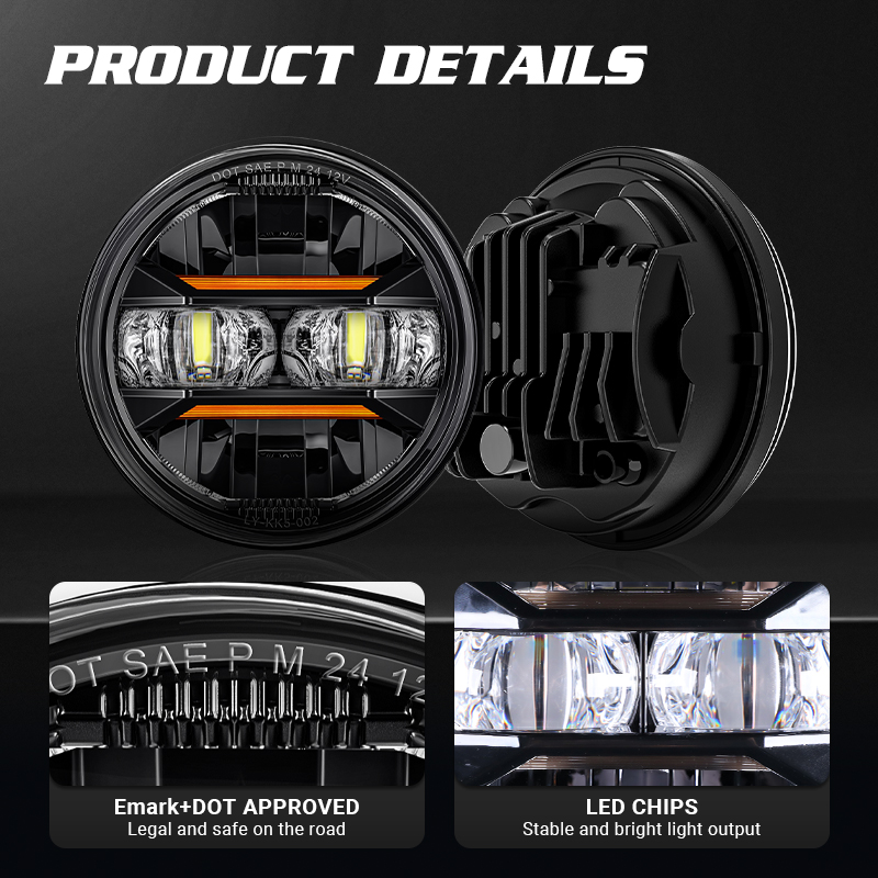 Универсальная автомобильная мо – обзор и цена Universal Motorcycle Led Headlight Projector