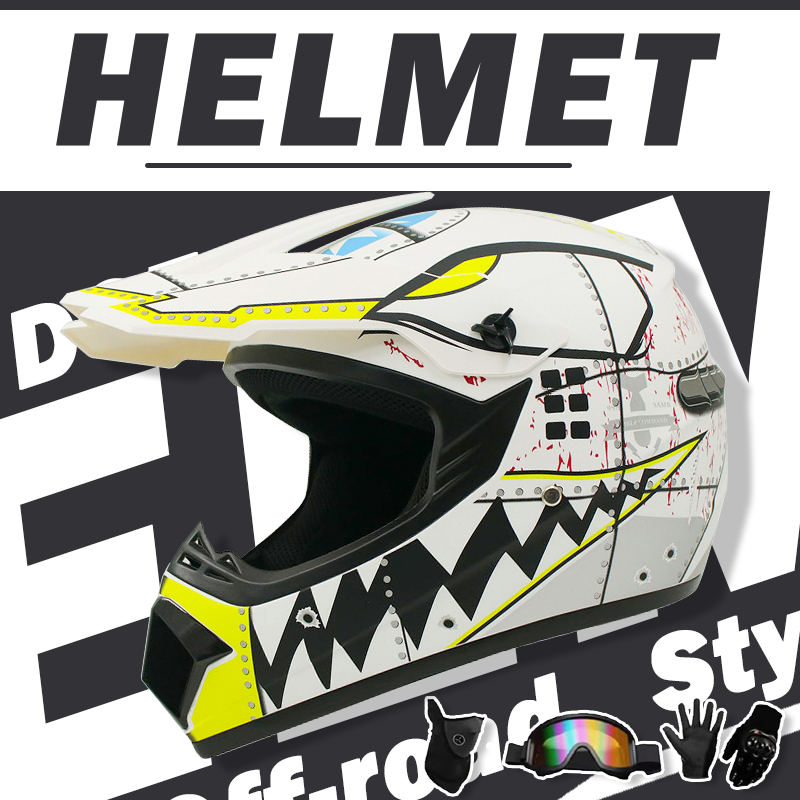 Комплект шлемов для мотокросса – обзор и цена Off Road Motocross Helmet Goggles Set