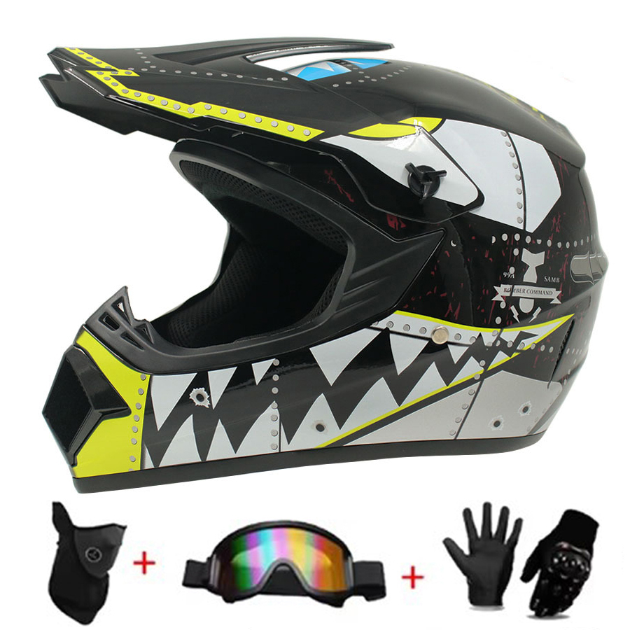 Комплект шлемов для мотокросса – обзор и цена Off Road Motocross Helmet Goggles Set