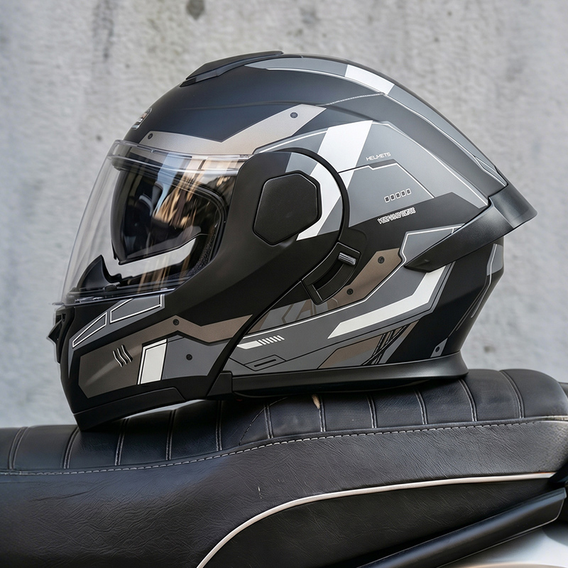 Мотошлем открытого типа Dot Ce – обзор и цена Full Face Motorcycle Helmet With Bluetooth