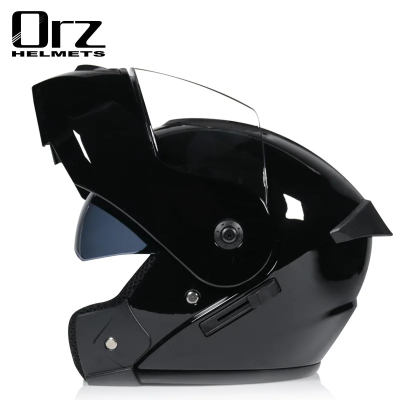 Orz901 двойной объектив анфас  – обзор и цена Dual Visor Motorcycle Racing Helmet