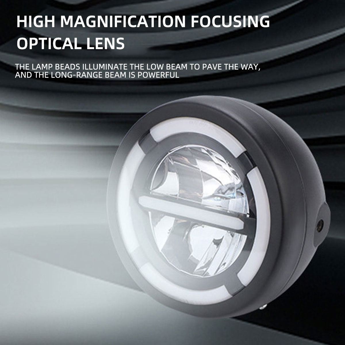 7-дюймовая светодиодная фара д – обзор и цена Universal Motorcycle Led Headlight Projector