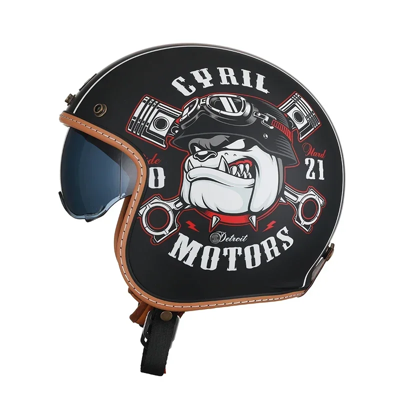 Ретро 3/4 полумотоциклетный шл – обзор и цена Full Face Motorcycle Helmet With Bluetooth